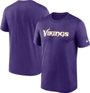 Nike Men's Nike Purple Minnesota Vikings Primetime Legend Wordmark Dri-FIT T-Shirt