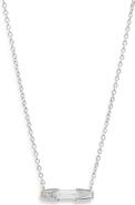 Nordstrom Cubic Zirconia Pendant Necklace