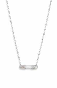 Nordstrom Cubic Zirconia Pendant Necklace