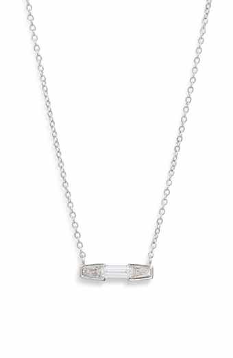 Cubic Zirconia Pendant Necklace