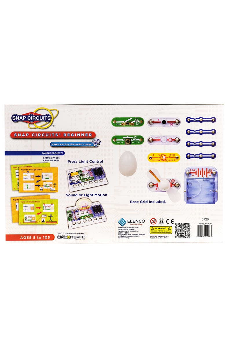 Snap Circuits Beginner Engineer STEM Kit, Alternate, color, Multicolored