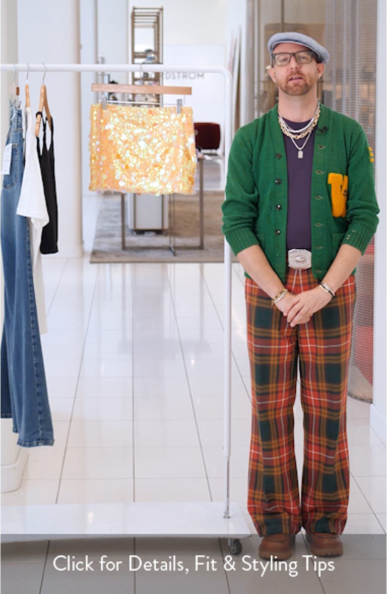 Sabina Sequin Low Rise Miniskirt, sales video thumbnail