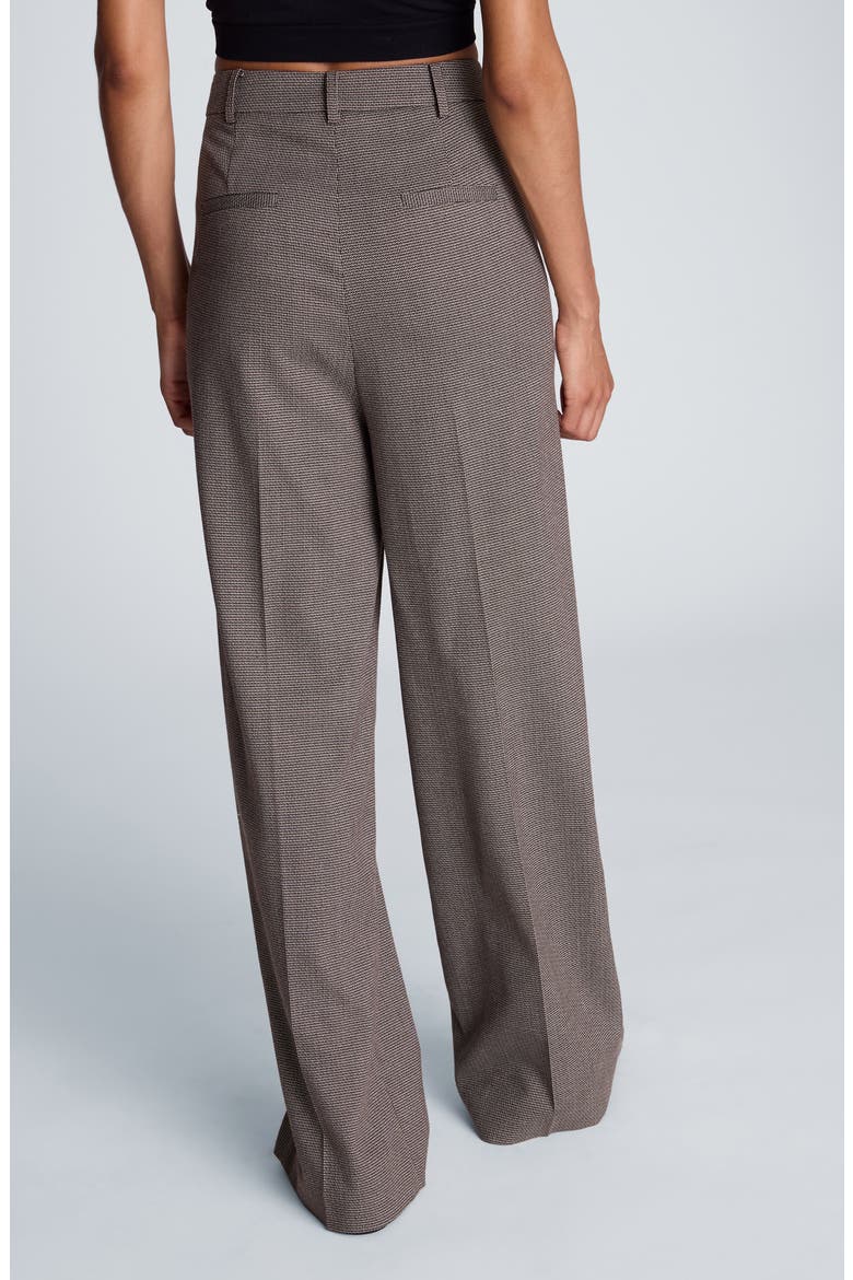 High Waist Wide Leg Pants, Alternate, color, BLACK MULTI