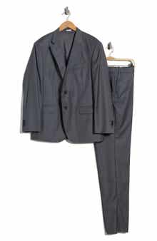 Peter Millar Flynn Classic Fit Grey Wool Suit