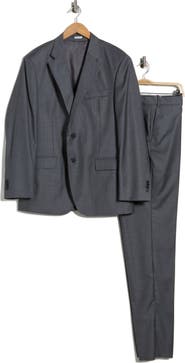 Peter Millar Flynn Classic Fit Grey Wool Suit