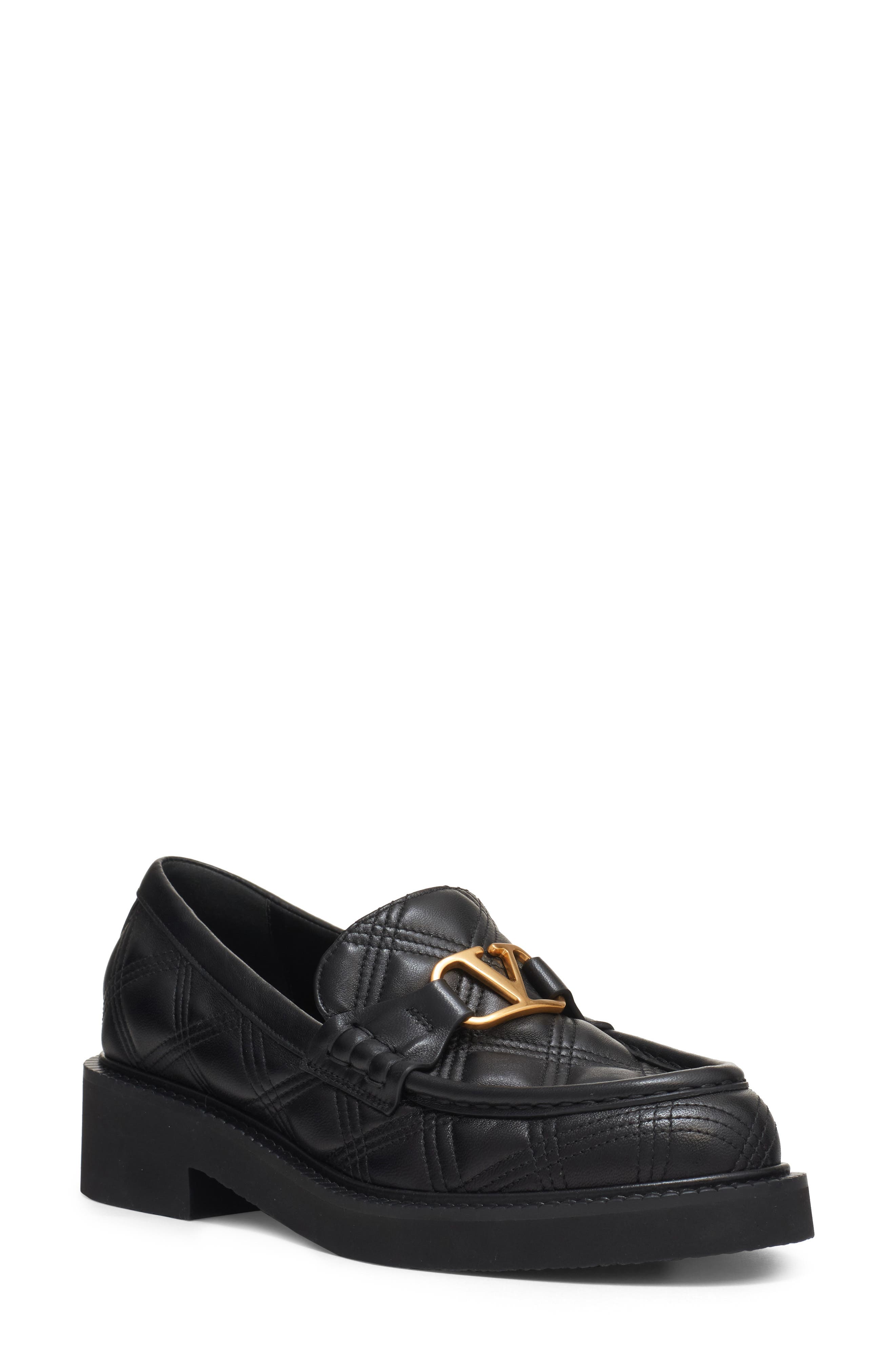 Valentino Garavani Quiltie 67 Platform Loafer, Main, color, 