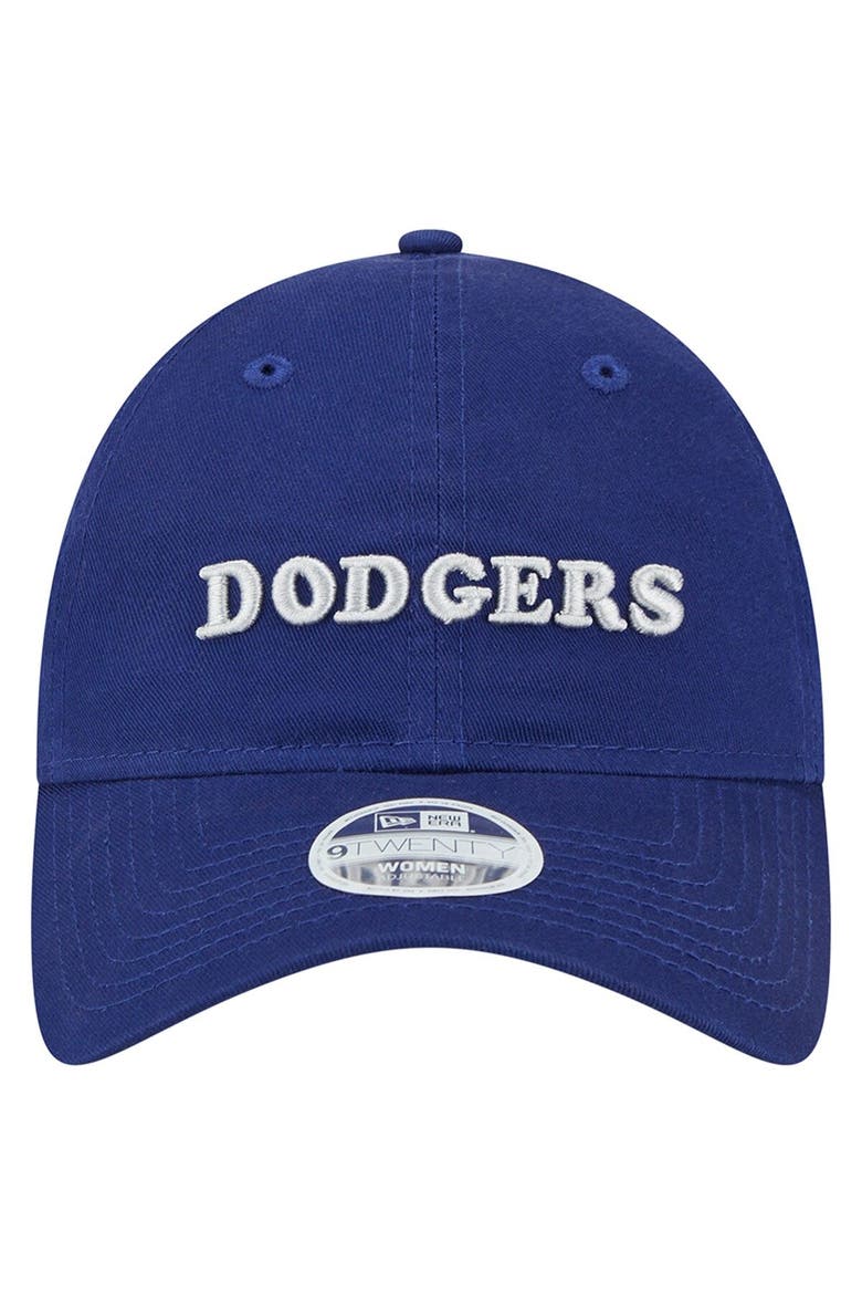 Women's New Era Royal Los Angeles Dodgers Shoutout 9TWENTY Adjustable Hat, Alternate, color, Royal