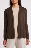 Eileen Fisher Open Front Wool Cardigan