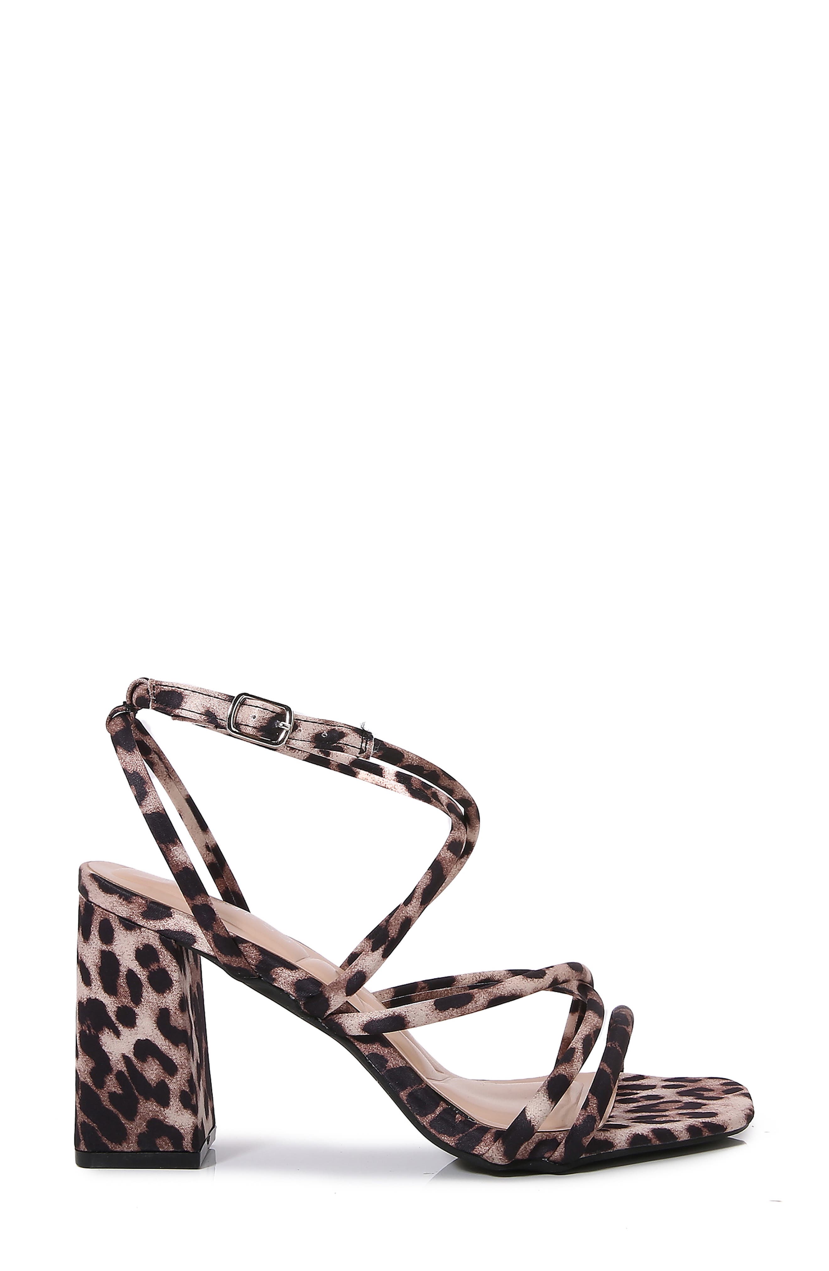 BERNESS Elissa Strappy Sandal, Alternate, color, Leopard
