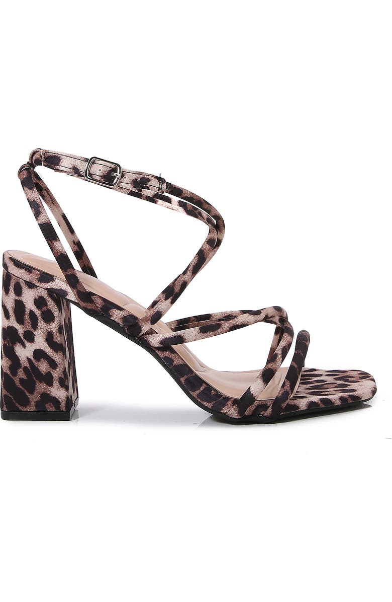 BERNESS Elissa Strappy Sandal, Alternate, color, Leopard