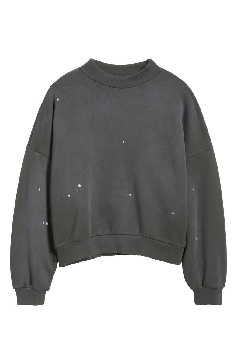 Elwood Monochrome Mock Neck Sweatshirt, Alternate, color, Carbon