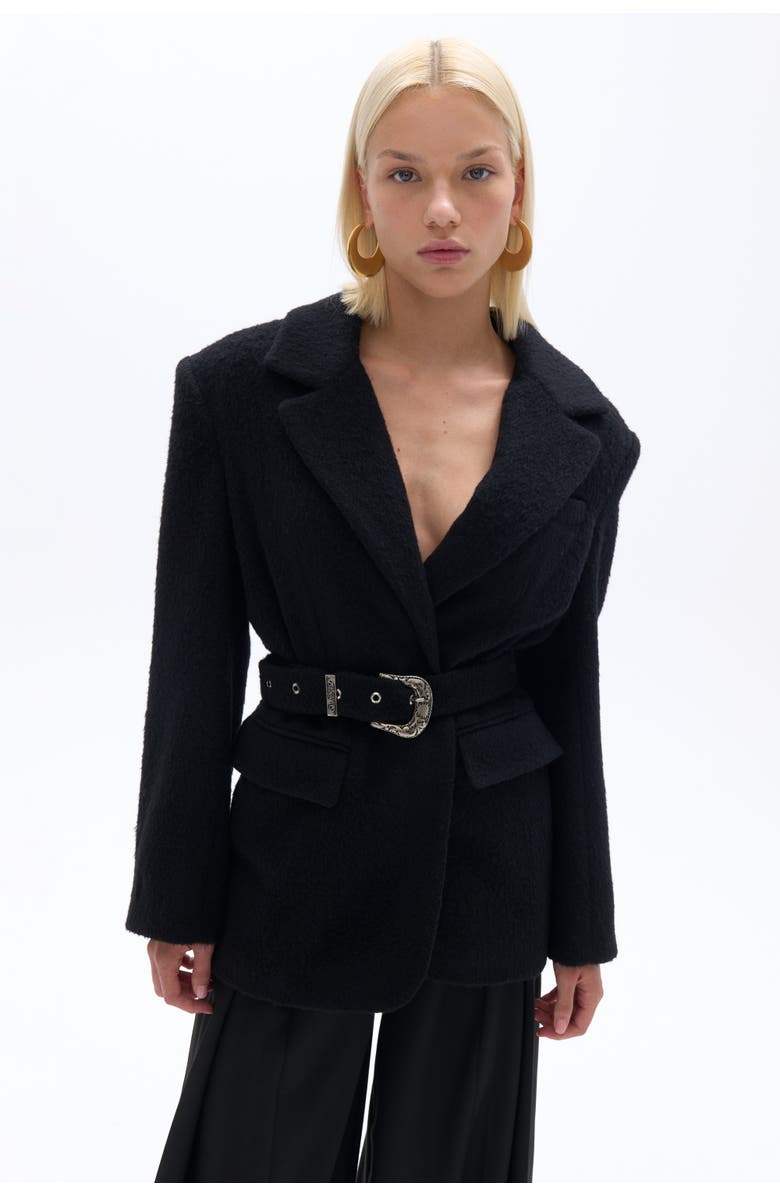Nocturne Self-Belted Double Breasted Jacket, Main, color, 