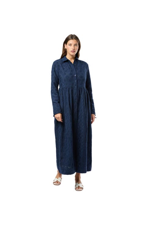 Air Linen Maxi Shirtdress