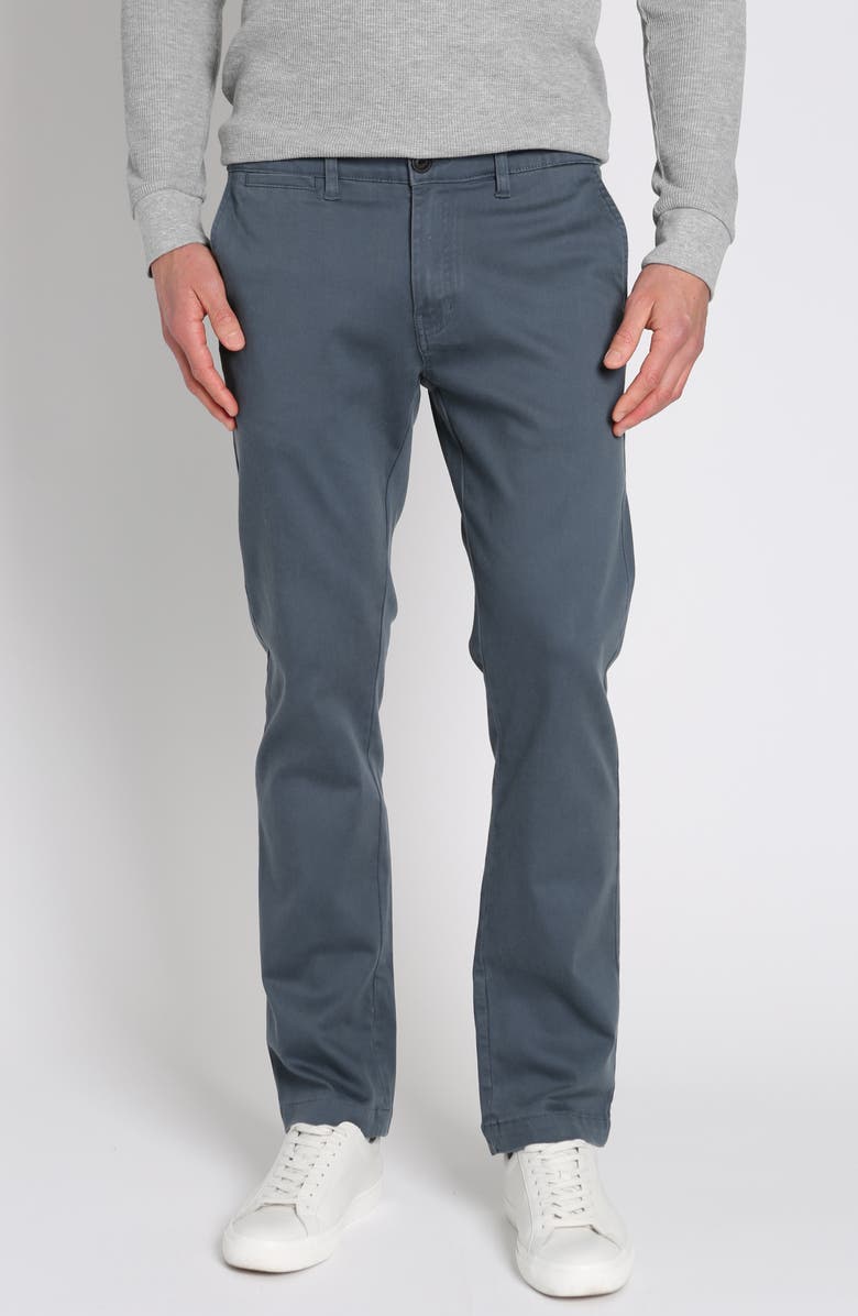 JACHS East Hampton Stretch Twill Chinos, Main, color, Slate