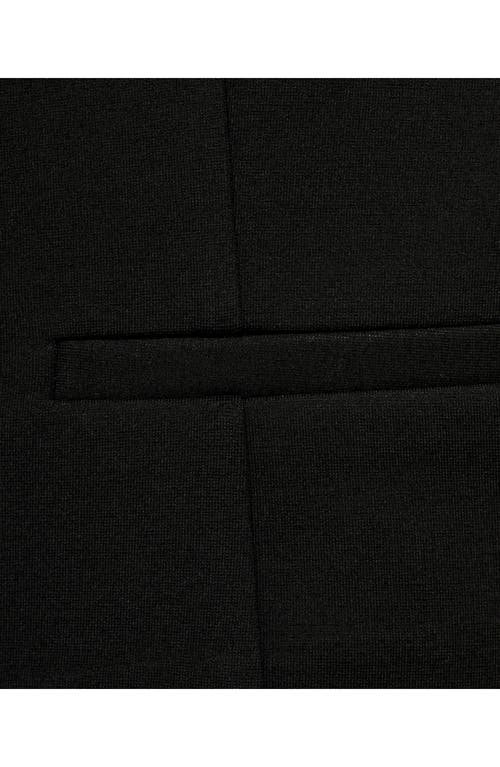 Mango Suit Waistcoat With Buttons Dark Navy