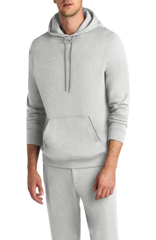 Bugatchi Comfort Stretch Cotton Hoodie In Gray