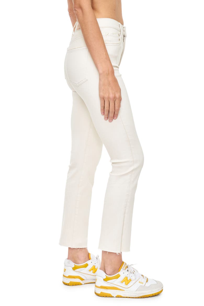 Lennon High Waist Raw Hem Crop Bootcut Jeans, Alternate, color, SAHAV