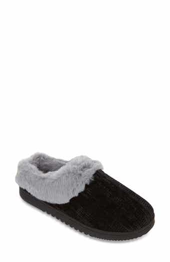 FLOOPI Chenille Faux Shearling Lined Slipper