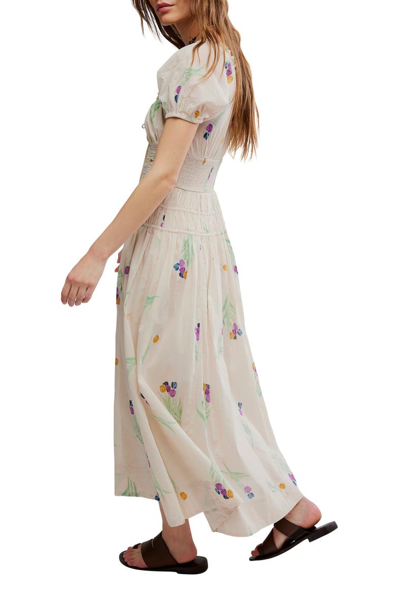 Complete Me Cotton Midi Dress, Alternate, color, TEA COMBO
