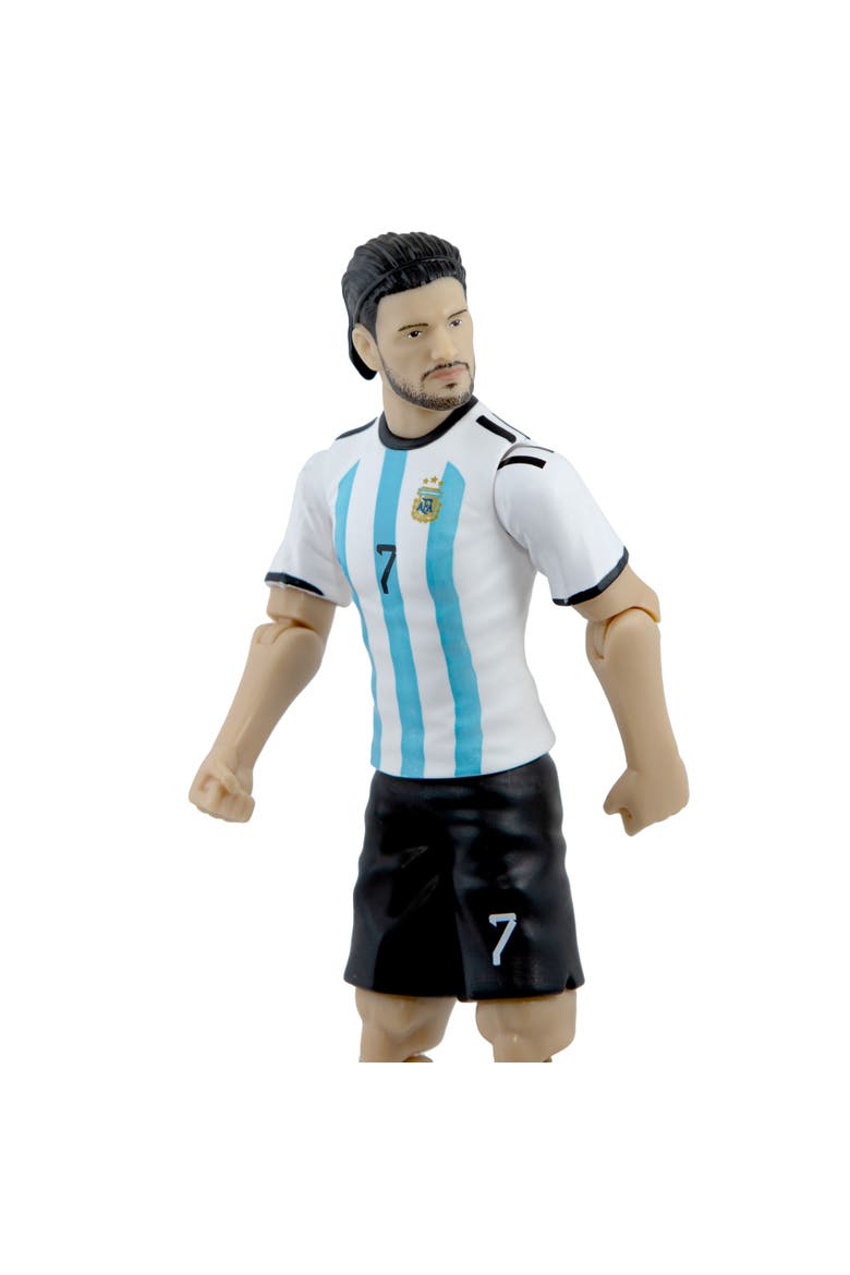 Sockers Argentina National Rodrigo De Paul 8" Soccer Action Figure, Alternate, color, Blue