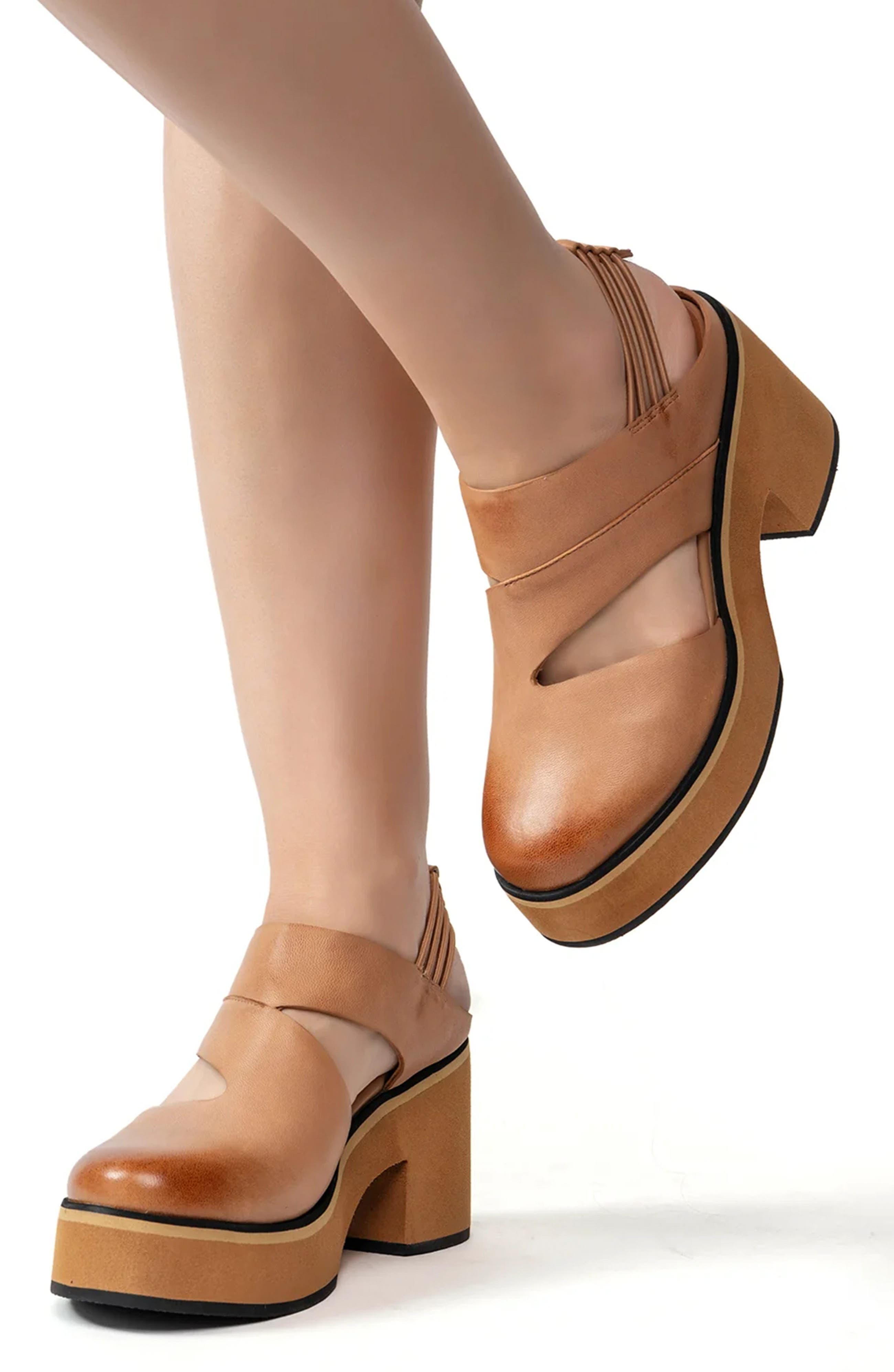 ANTELOPE Isadora Slingback Pump, Alternate, color, Camel