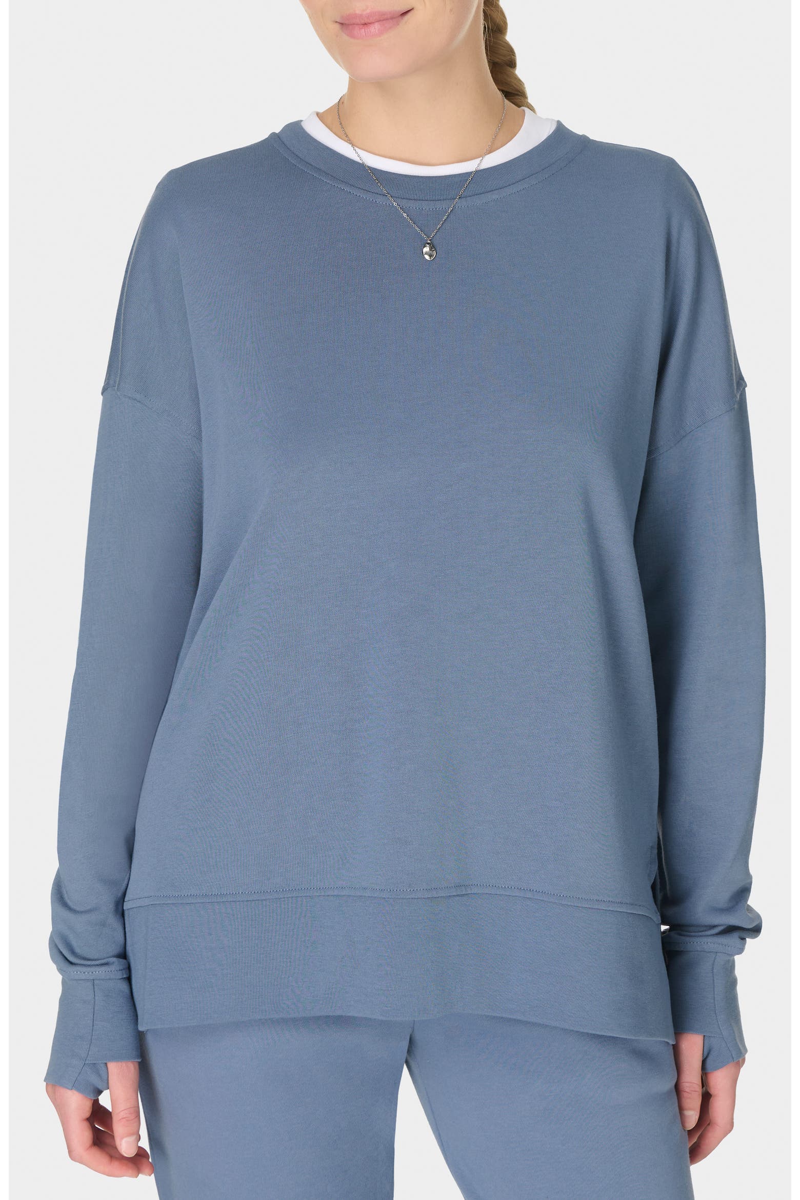Colourful Rack For Classes Sweaty Betty After Class Longline Sweatshirt (Women) | Nordstromrack