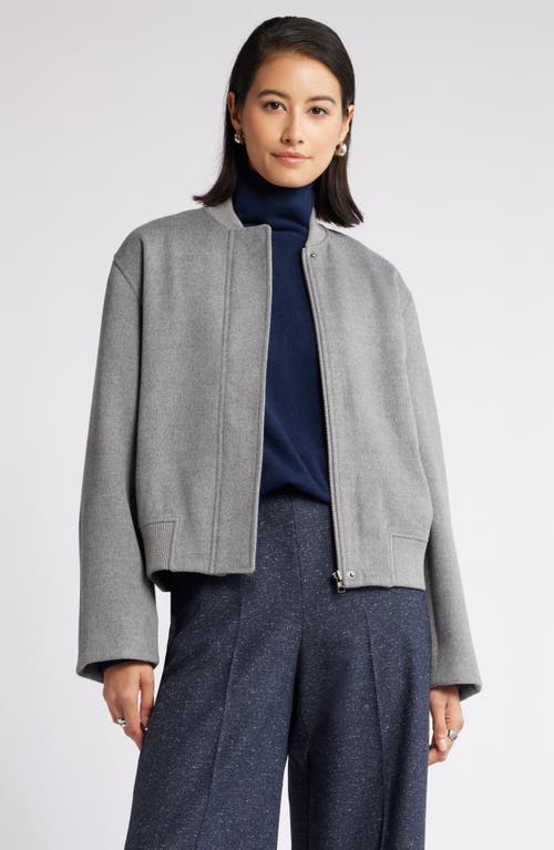NORDSTROM NORDSTROM BRUSHED BOMBER JACKET
