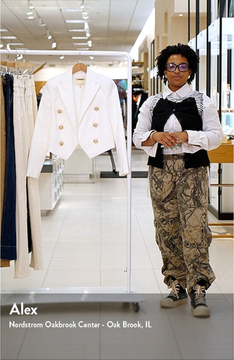 Lila Double Breasted Boxy Blazer, sales video thumbnail