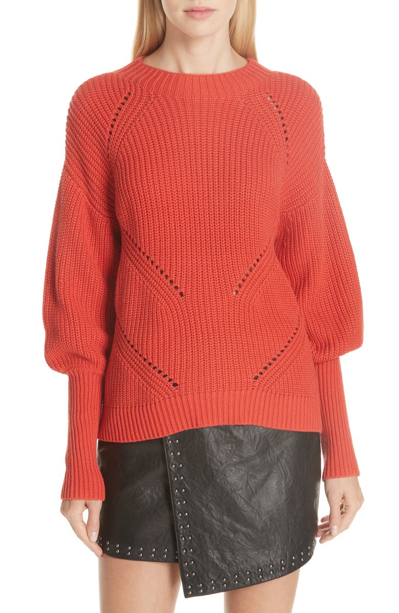 Joie Landyn Blouson Sleeve Sweater, Main, color,