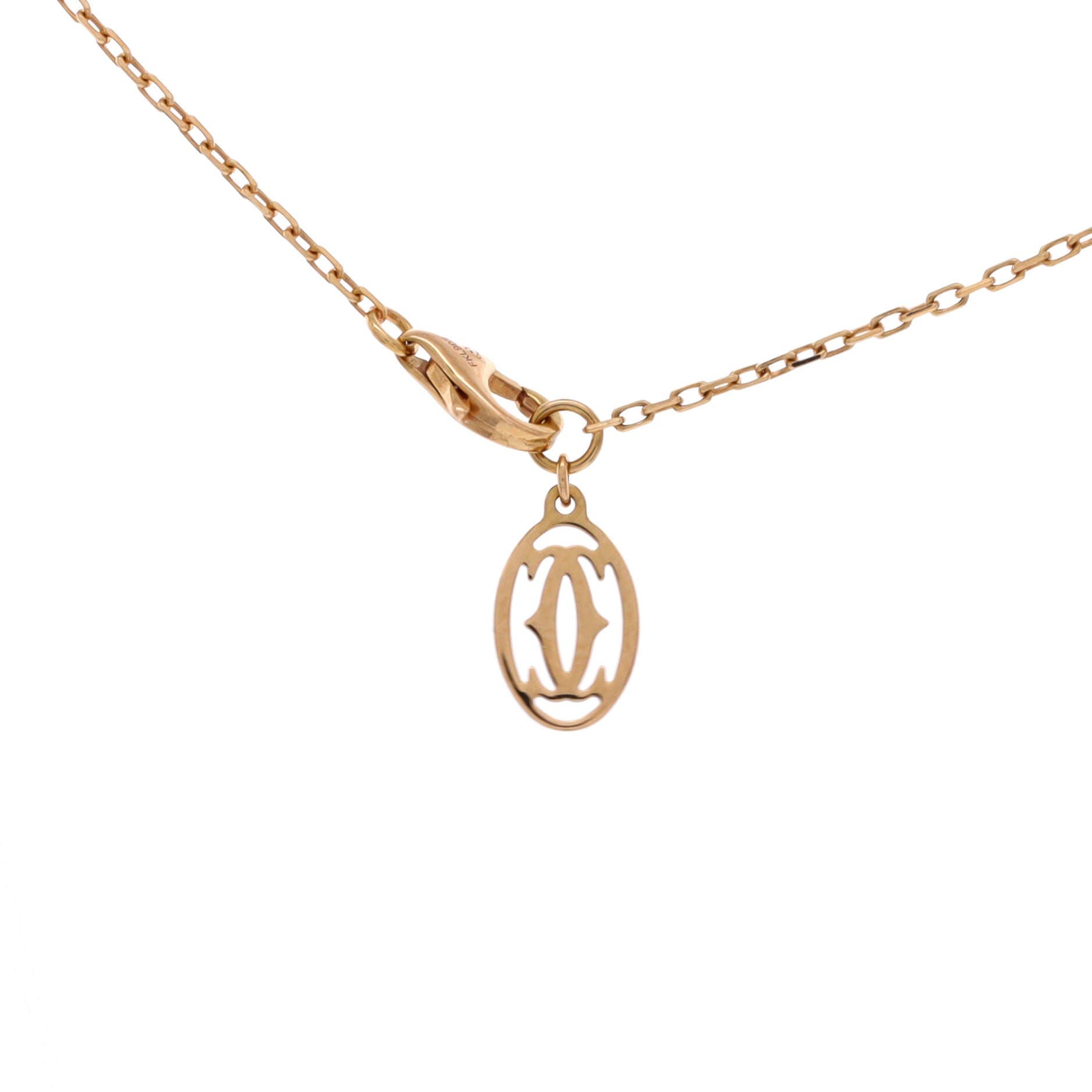 Cartier D'Amour Pendant Necklace 18K Rose Gold with Diamond Small, Alternate, color, Metallic Gold