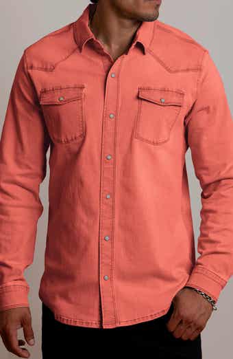CANYON OF HEROES Skull Stretch Western Denim Shirt CANYON OF HEROES Skull Stretch Western Denim Shirt