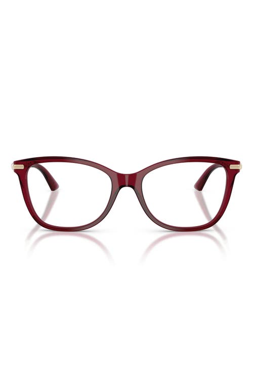 Jimmy Choo 52mm Pillow Optical Glasses In Red
