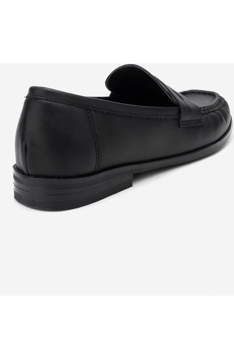 Forever & Always Shoes Valia Leather Loafer, Alternate, color, Black