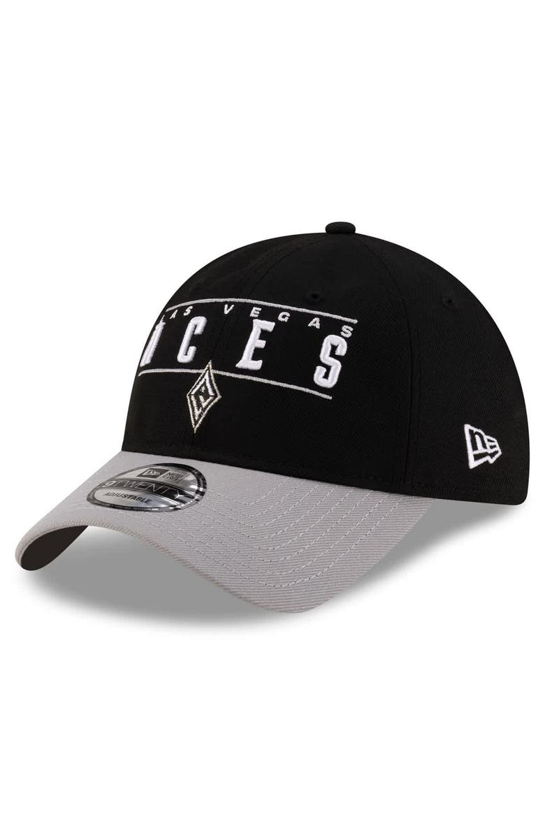 New Era Unisex New Era Black/Silver Las Vegas Aces 2025 WNBA Draft 9TWENTY Adjustable Hat, Main, color, Black