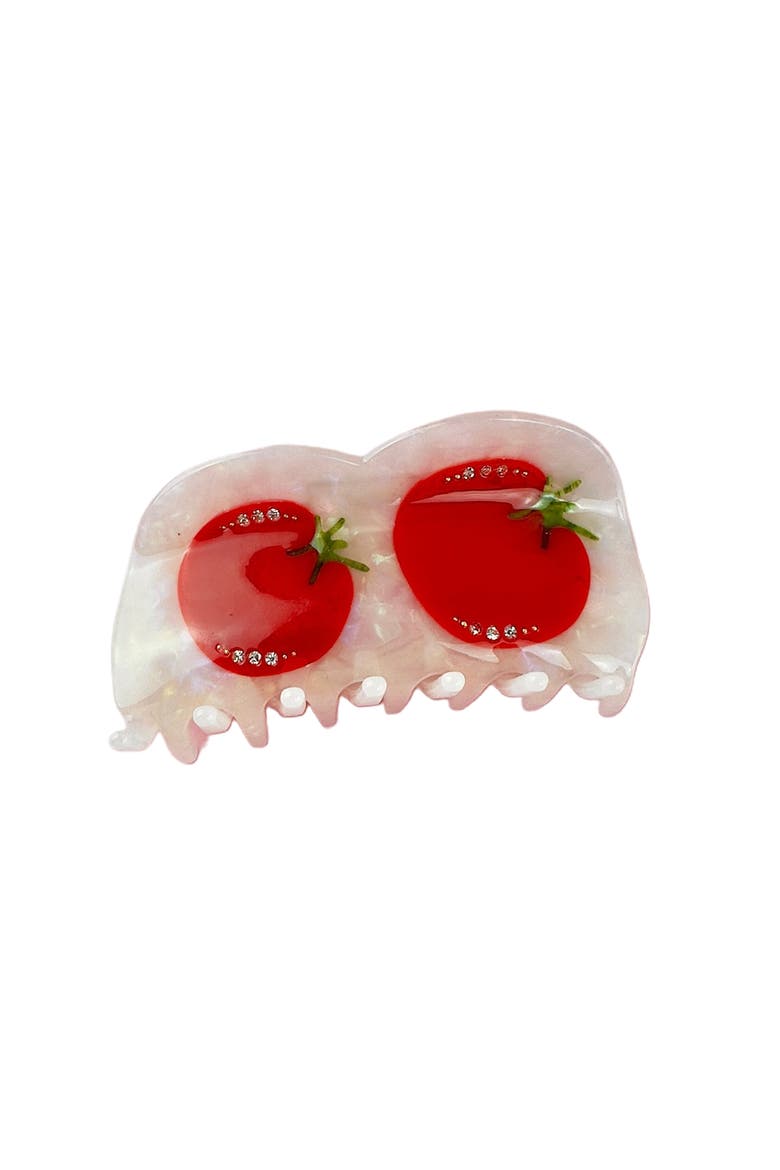 Tomatoes Hair Claw, Main, color, Red