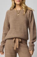 Splendid Stassi Satin Tie Back Sweater