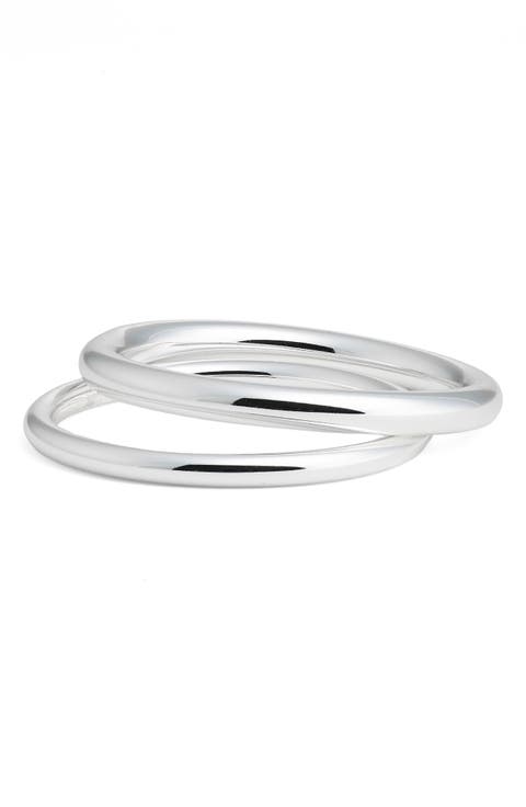 Set of 2 Tubular Bangles