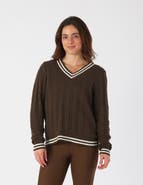GLYDER Hanalei Cable Knit Sweater