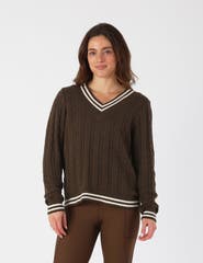 GLYDER Hanalei Cable Knit Sweater