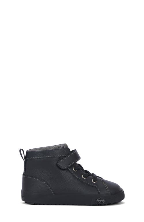 See Kai Run Hudson High Top Sneaker In Black
