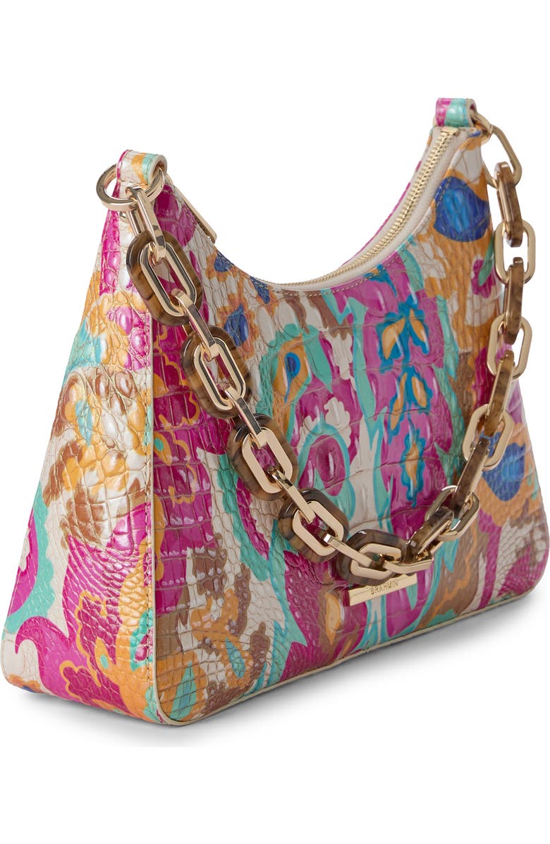 Brahmin Mod Esme Embossed Leather Shoulder Bag, Alternate, color, Wanderlight