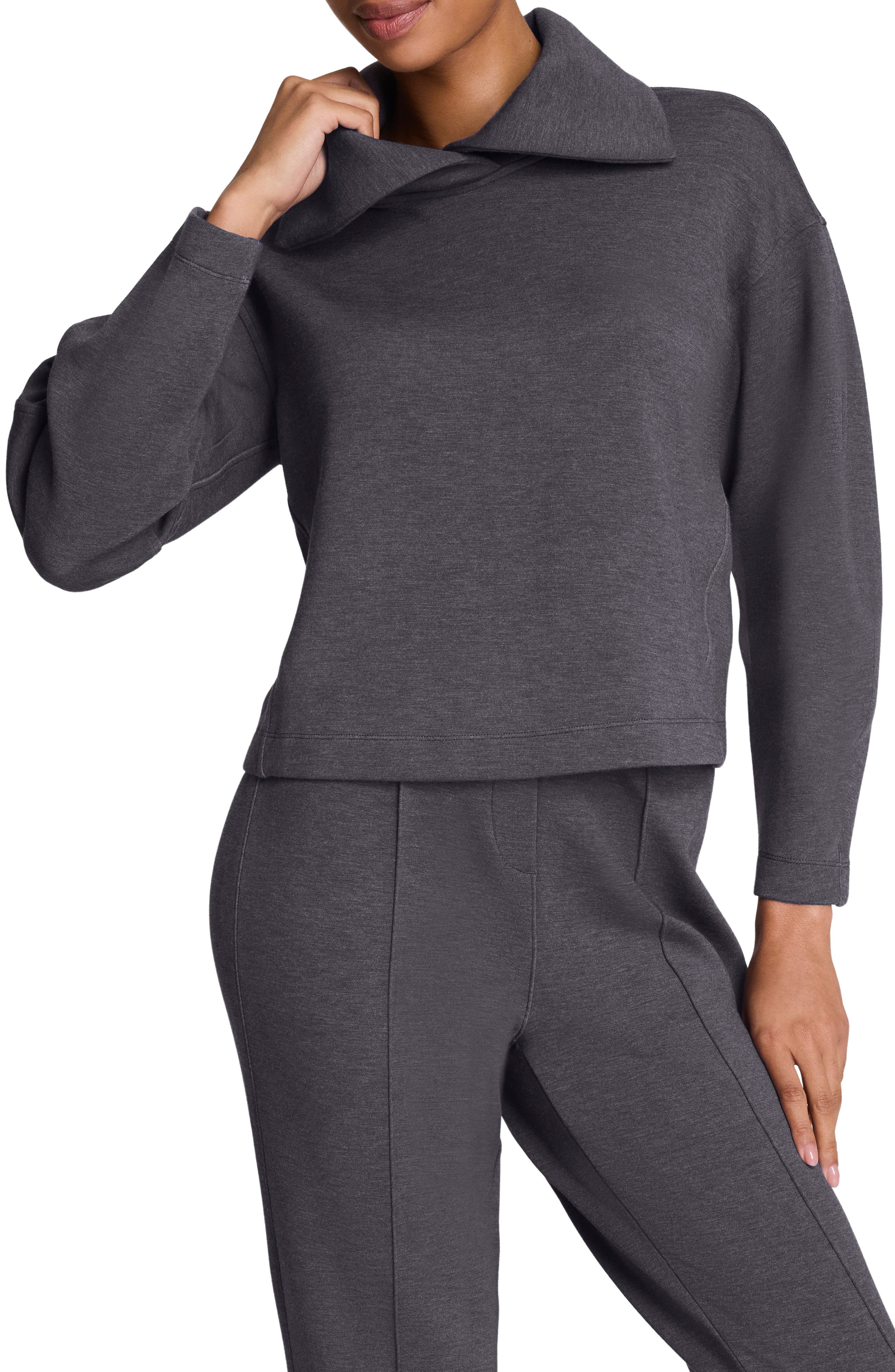 Spanx ® Airessentials Brushed Collar Sweatshirt