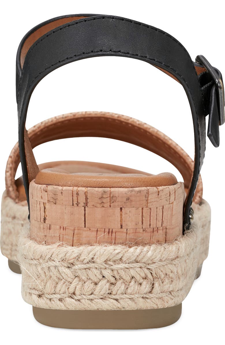 Earth<sup>®</sup> Collins Ankle Strap Espadrille Platform Wedge Sandal, Alternate, color,