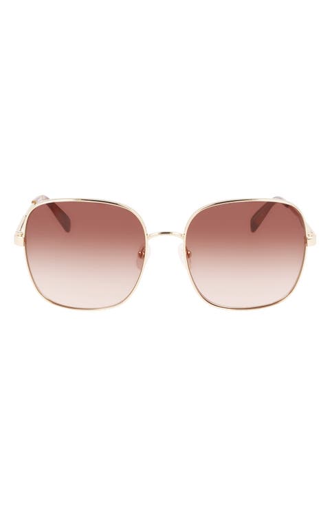59mm Monogram Square Sunglasses
