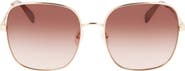 Longchamp 59mm Monogram Square Sunglasses