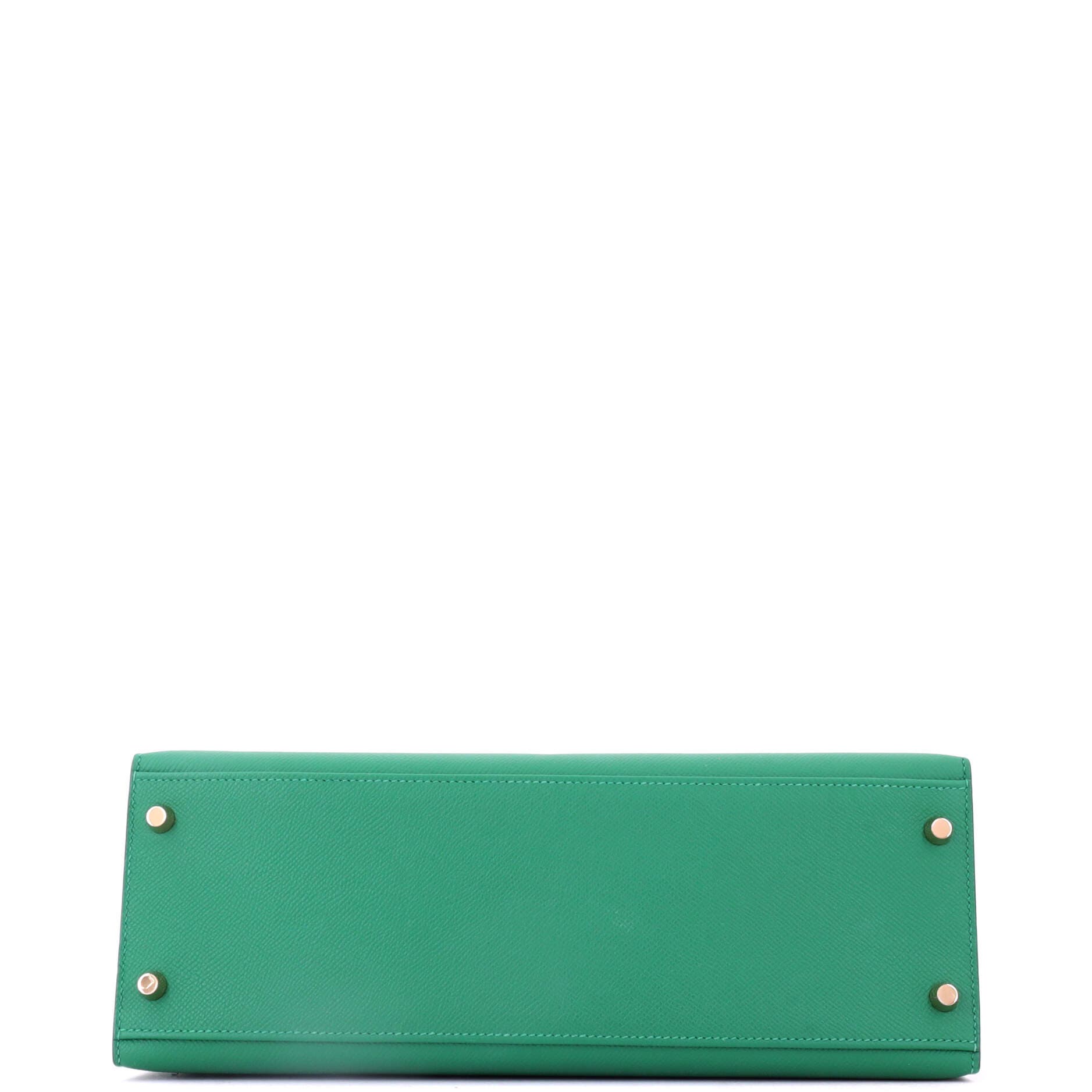 Kelly Handbag Green Epsom with Gold Hardware 32, Alternate, color, Green