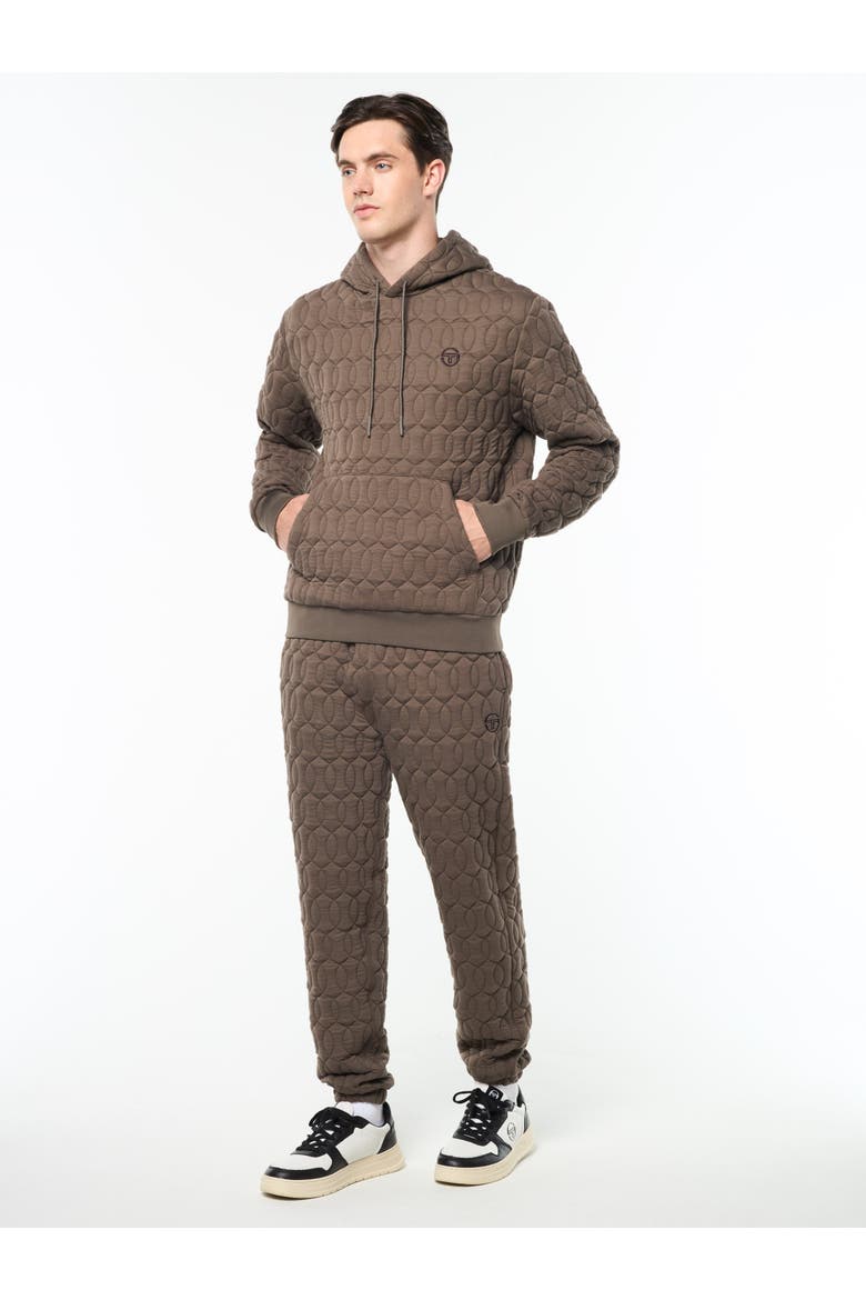 Aversa Quilted Hoodie, Alternate, color, MOREL