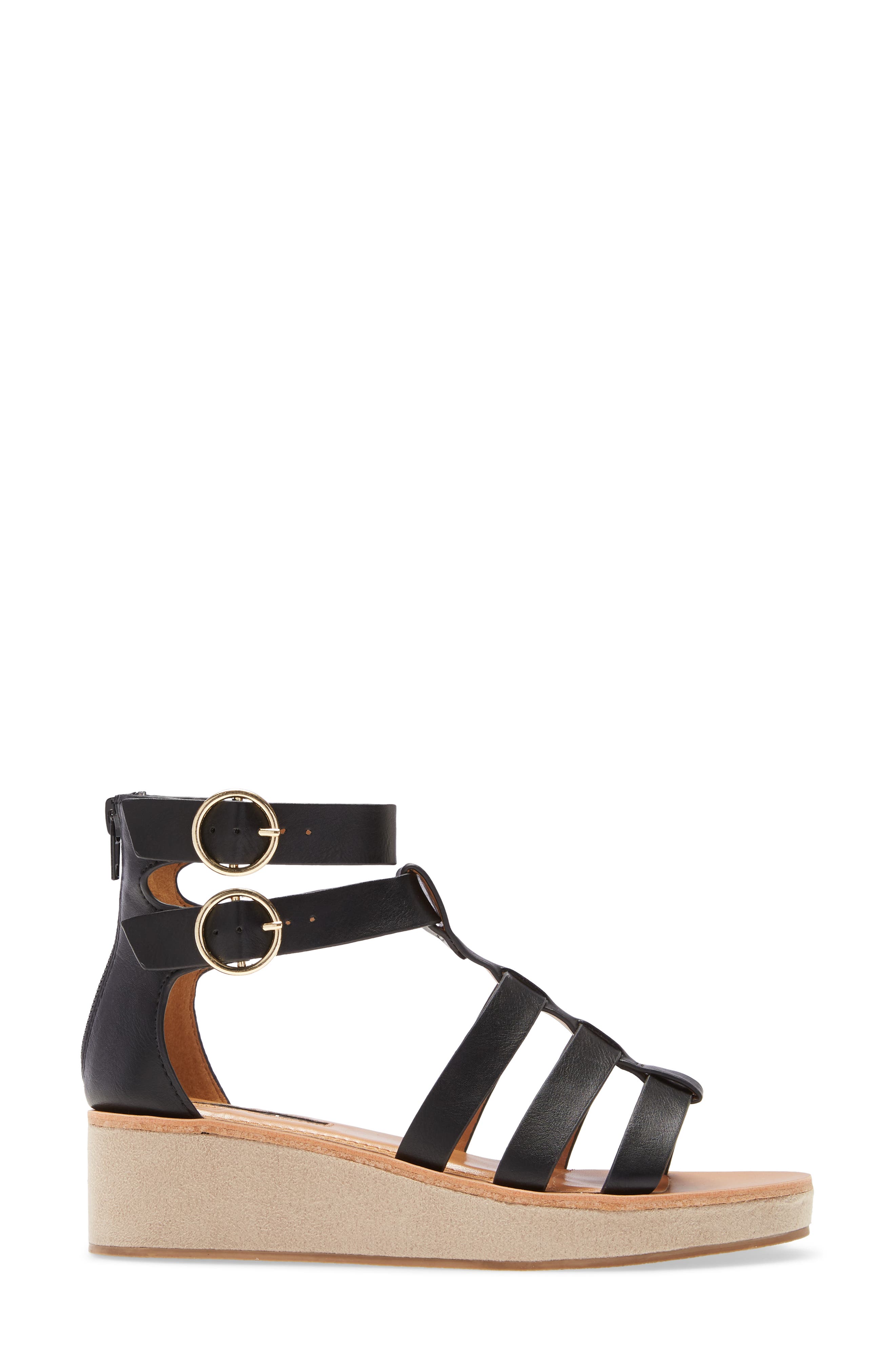 Kensie Weldon Wedge Sandal, Alternate, color, 