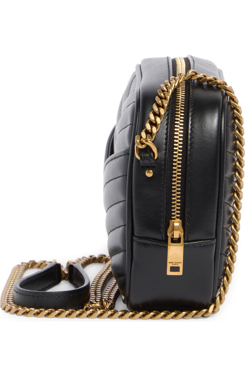 Saint Laurent Mini Lou Matelassé Leather Camera Bag, Alternate, color,