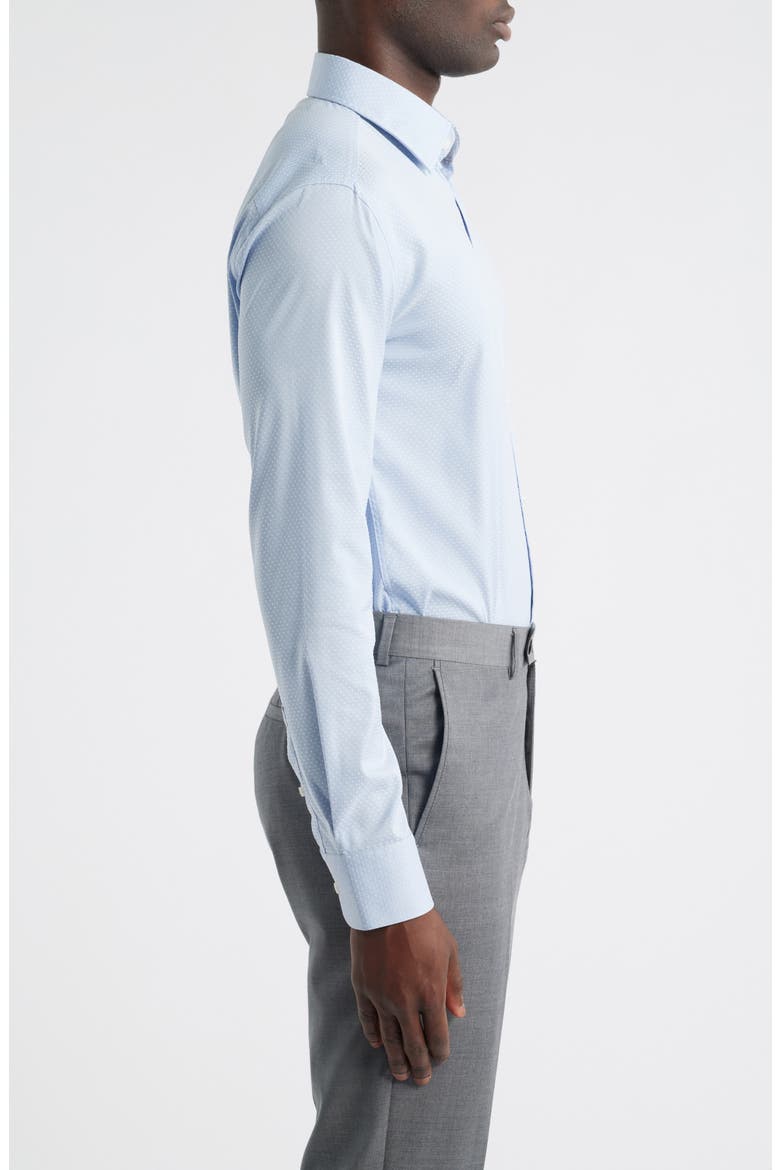Hank Kent Slim Fit Performance Twill Dress Shirt, Alternate, color, LIGHT/ PASTEL BLUE